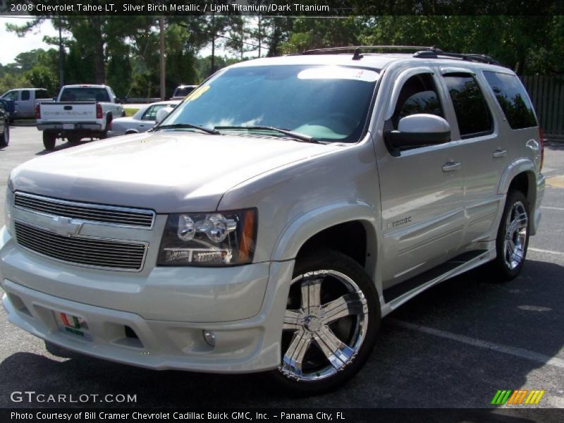 Silver Birch Metallic / Light Titanium/Dark Titanium 2008 Chevrolet Tahoe LT