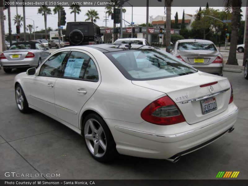 Arctic White / Cashmere 2008 Mercedes-Benz E 350 Sedan