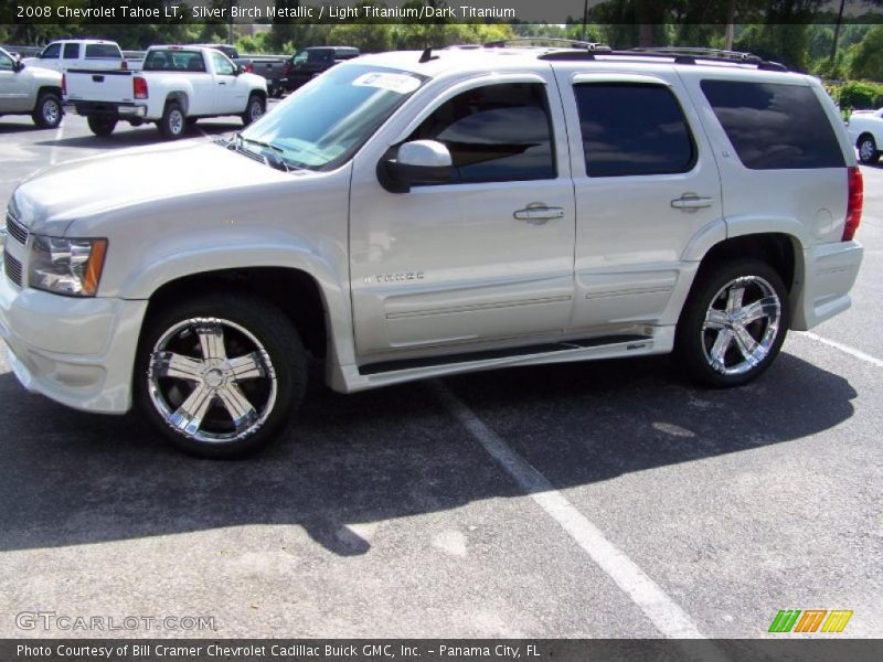 Silver Birch Metallic / Light Titanium/Dark Titanium 2008 Chevrolet Tahoe LT