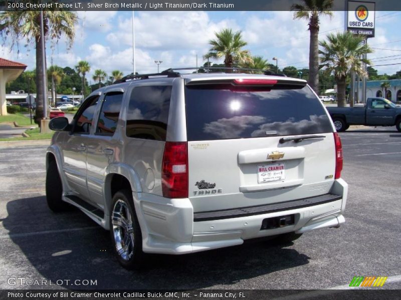 Silver Birch Metallic / Light Titanium/Dark Titanium 2008 Chevrolet Tahoe LT
