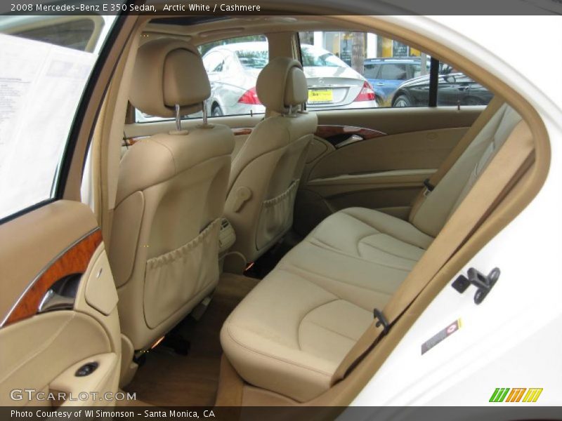Arctic White / Cashmere 2008 Mercedes-Benz E 350 Sedan