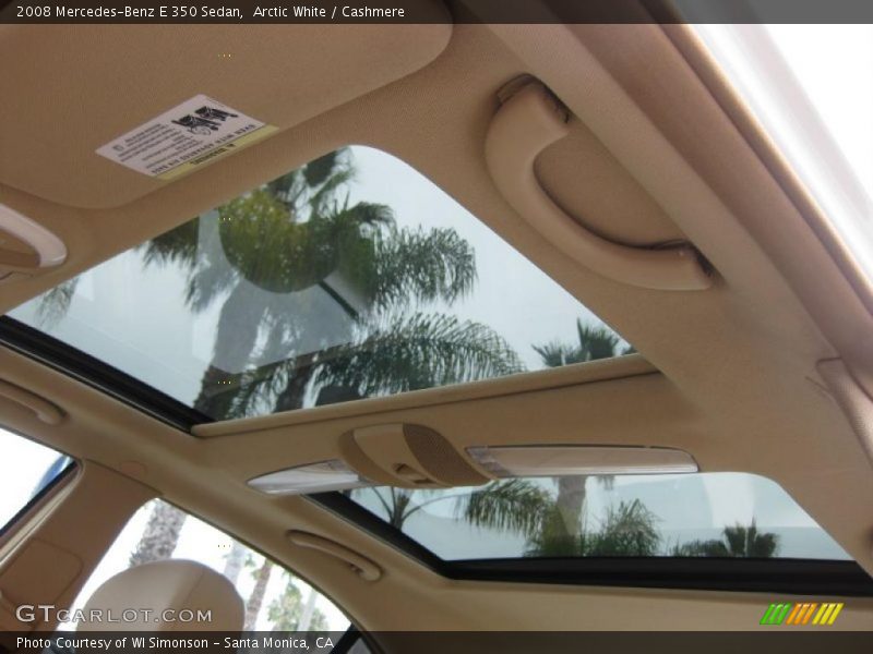 Arctic White / Cashmere 2008 Mercedes-Benz E 350 Sedan