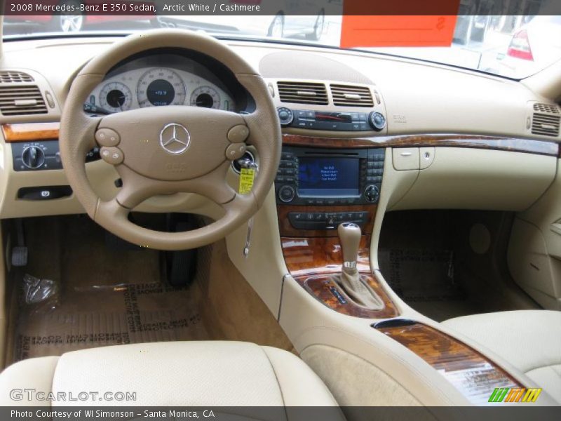 Arctic White / Cashmere 2008 Mercedes-Benz E 350 Sedan