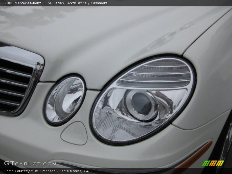Arctic White / Cashmere 2008 Mercedes-Benz E 350 Sedan