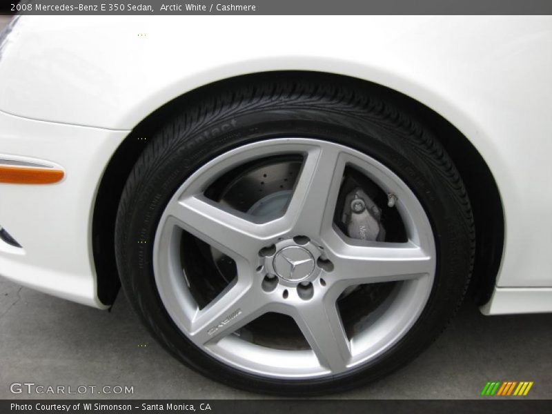 Arctic White / Cashmere 2008 Mercedes-Benz E 350 Sedan