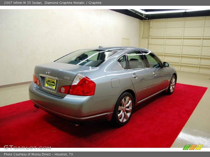 Diamond Graphite Metallic / Graphite 2007 Infiniti M 35 Sedan