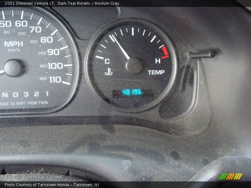 Dark Teal Metallic / Medium Gray 2001 Chevrolet Venture LT