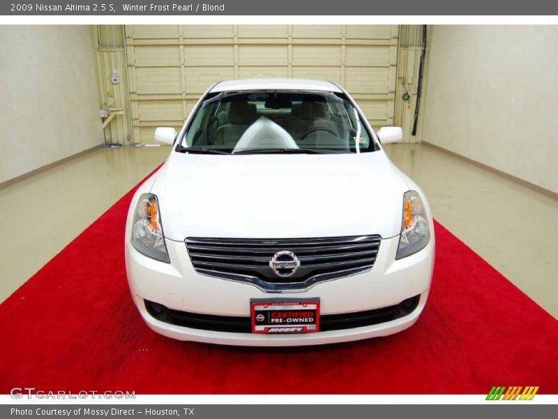 Winter Frost Pearl / Blond 2009 Nissan Altima 2.5 S