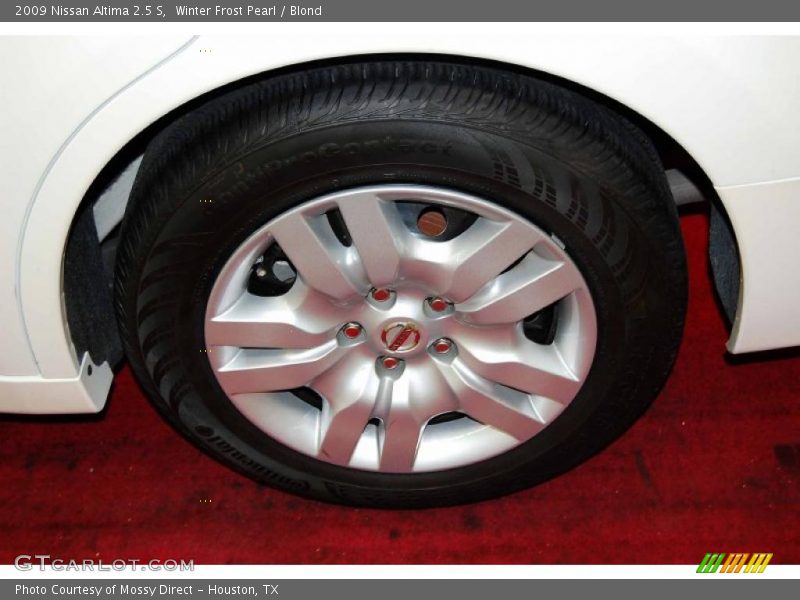 Winter Frost Pearl / Blond 2009 Nissan Altima 2.5 S