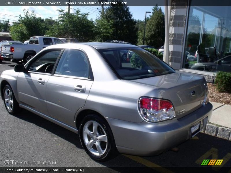 Urban Gray Metallic / Anthracite Black 2007 Subaru Impreza 2.5i Sedan