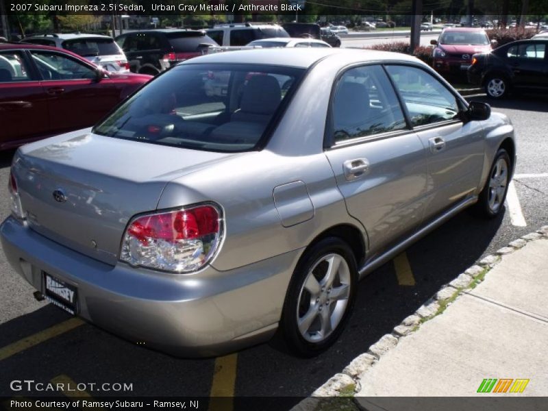 Urban Gray Metallic / Anthracite Black 2007 Subaru Impreza 2.5i Sedan