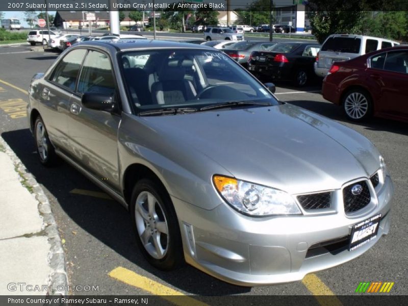 Urban Gray Metallic / Anthracite Black 2007 Subaru Impreza 2.5i Sedan