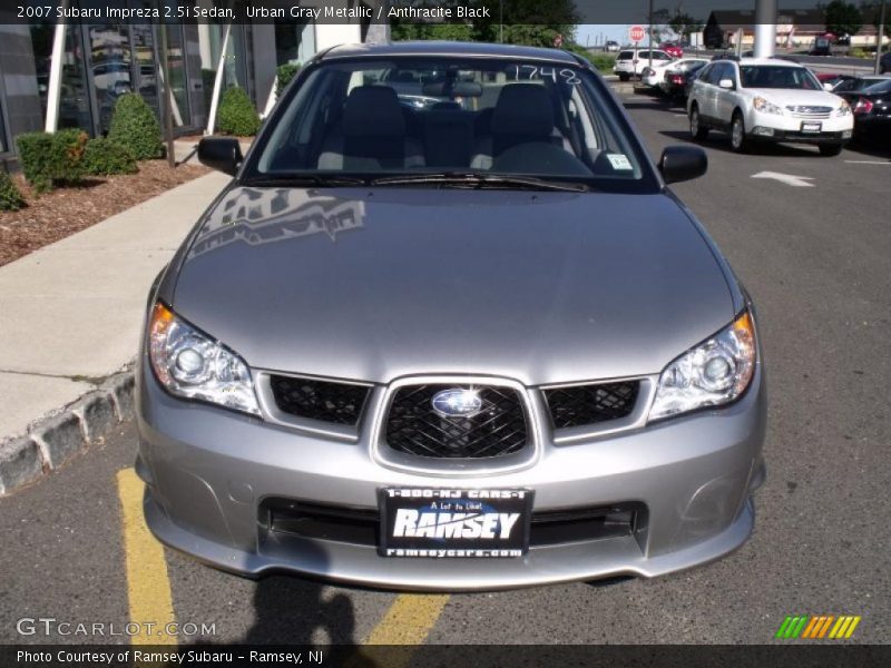 Urban Gray Metallic / Anthracite Black 2007 Subaru Impreza 2.5i Sedan