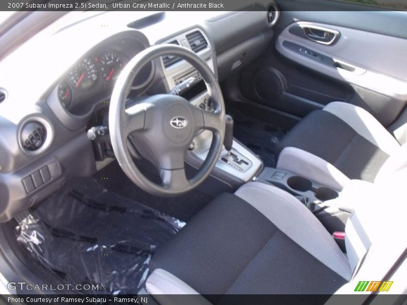 Urban Gray Metallic / Anthracite Black 2007 Subaru Impreza 2.5i Sedan