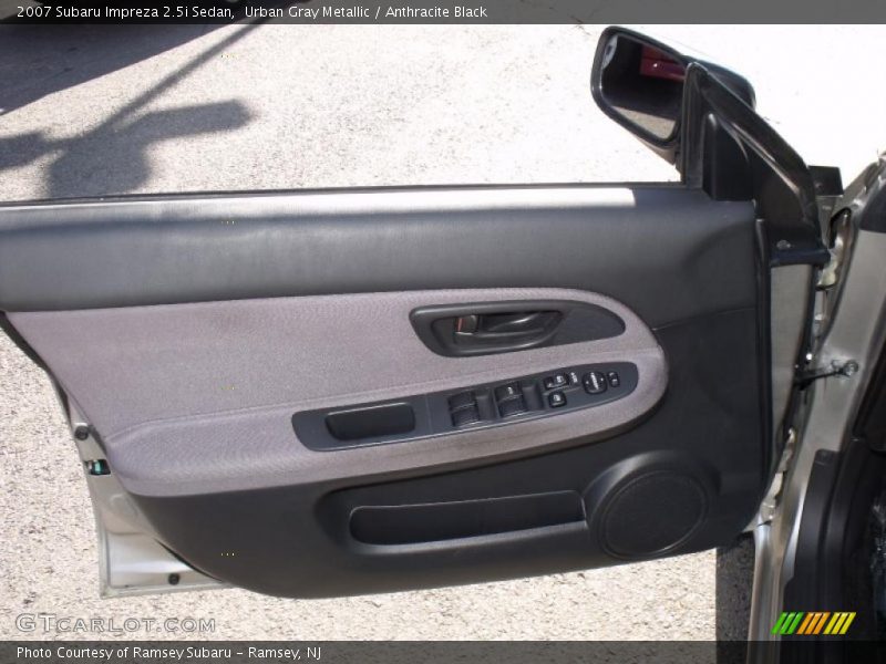 Urban Gray Metallic / Anthracite Black 2007 Subaru Impreza 2.5i Sedan