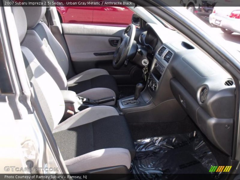 Urban Gray Metallic / Anthracite Black 2007 Subaru Impreza 2.5i Sedan