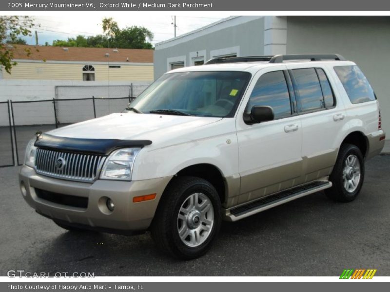 Oxford White / Medium Dark Parchment 2005 Mercury Mountaineer V6