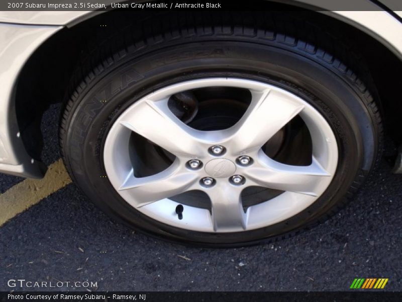 Urban Gray Metallic / Anthracite Black 2007 Subaru Impreza 2.5i Sedan
