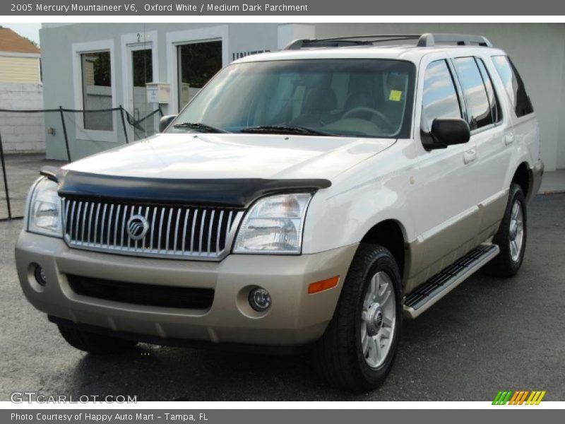 Oxford White / Medium Dark Parchment 2005 Mercury Mountaineer V6