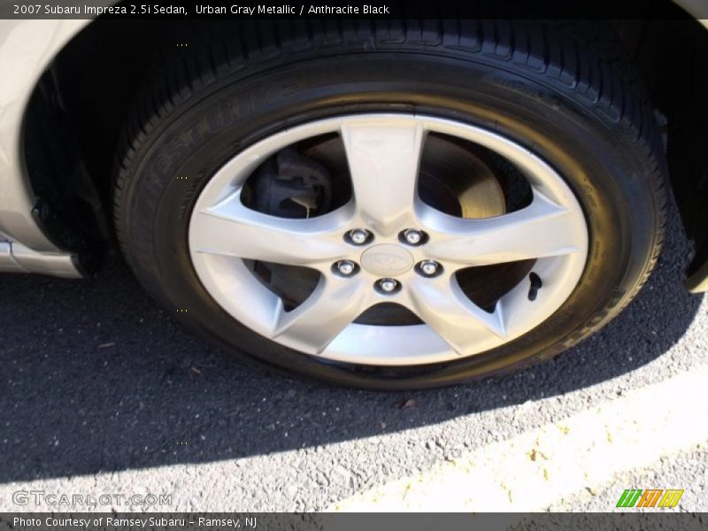 Urban Gray Metallic / Anthracite Black 2007 Subaru Impreza 2.5i Sedan