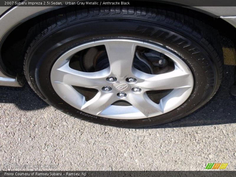 Urban Gray Metallic / Anthracite Black 2007 Subaru Impreza 2.5i Sedan