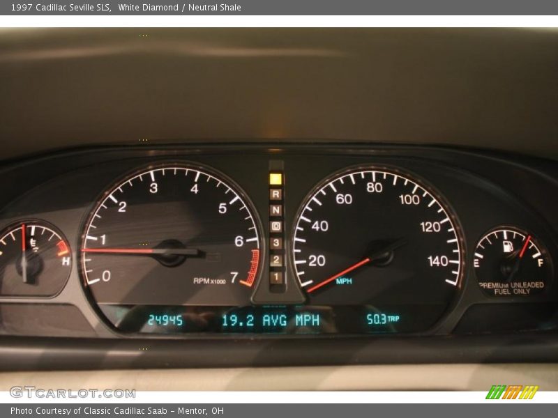 White Diamond / Neutral Shale 1997 Cadillac Seville SLS