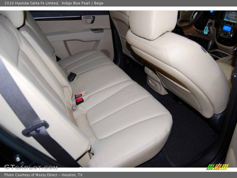 Indigo Blue Pearl / Beige 2010 Hyundai Santa Fe Limited