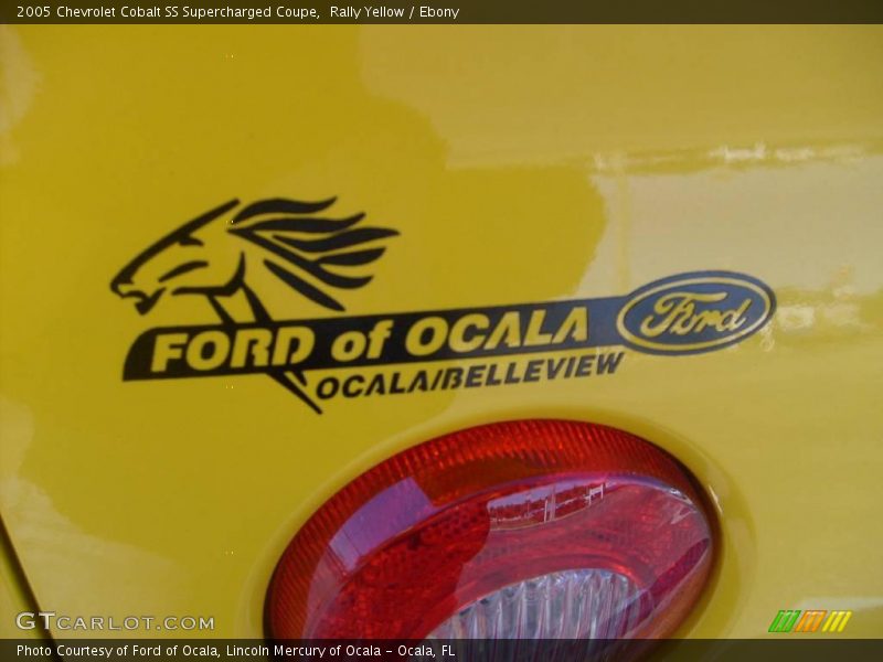 Rally Yellow / Ebony 2005 Chevrolet Cobalt SS Supercharged Coupe