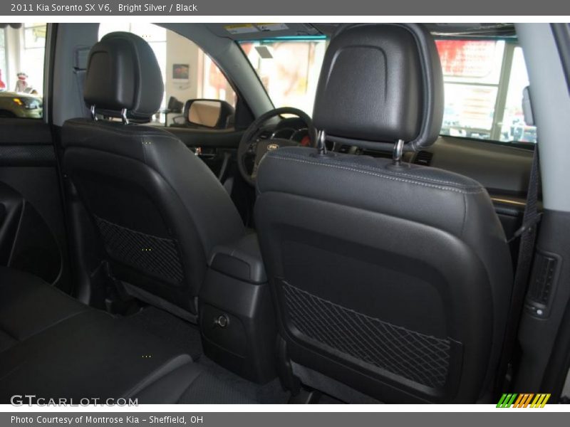 Bright Silver / Black 2011 Kia Sorento SX V6