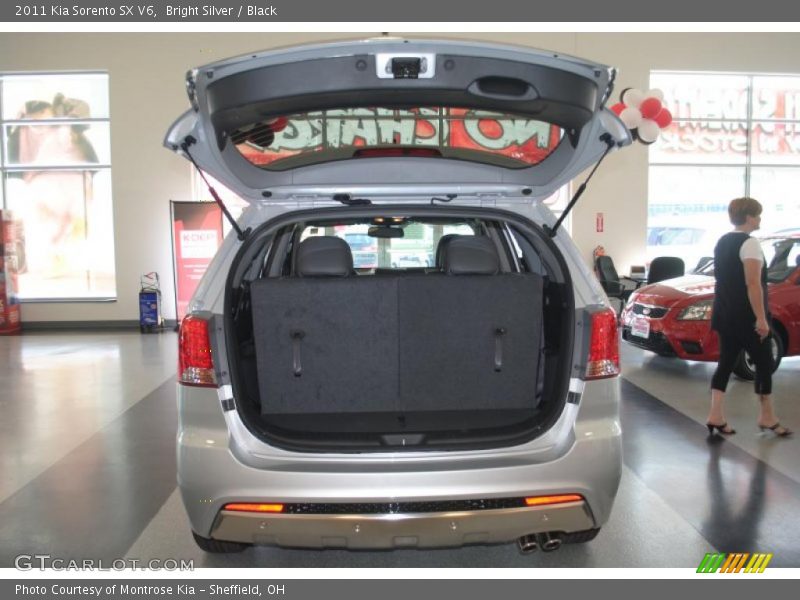 Bright Silver / Black 2011 Kia Sorento SX V6