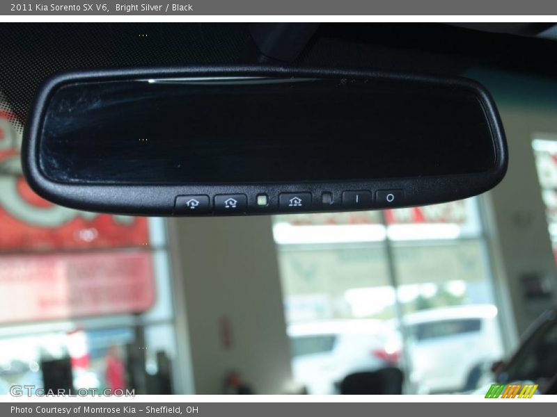 Bright Silver / Black 2011 Kia Sorento SX V6