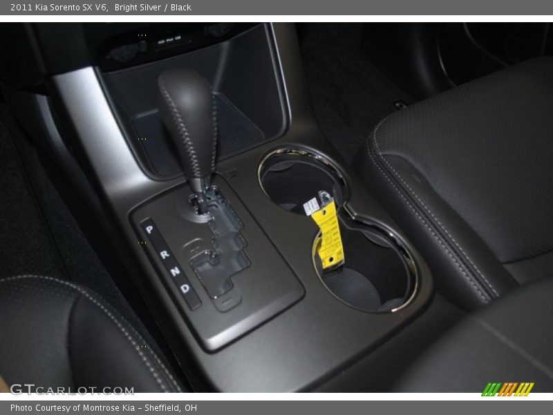 Bright Silver / Black 2011 Kia Sorento SX V6