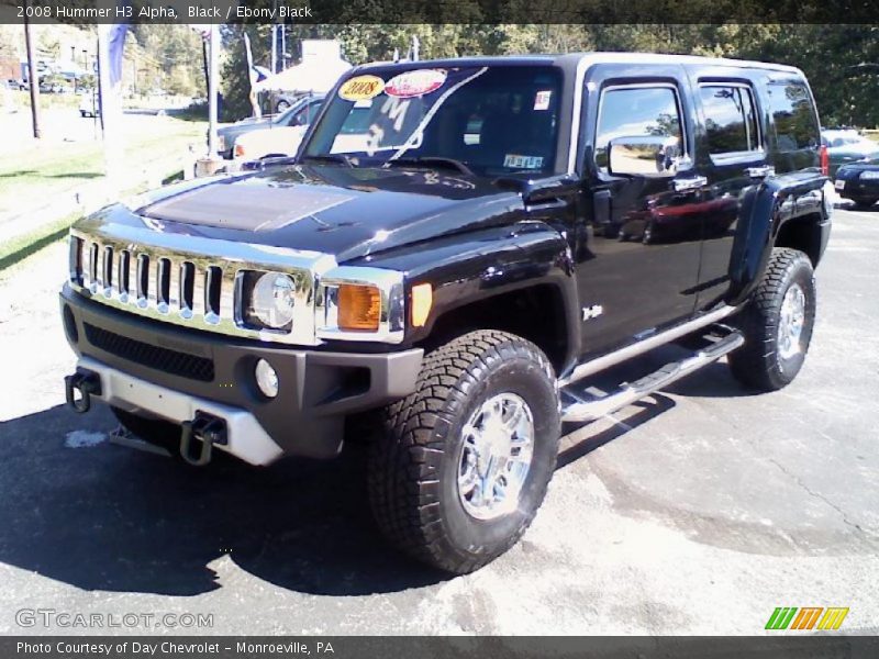 Black / Ebony Black 2008 Hummer H3 Alpha