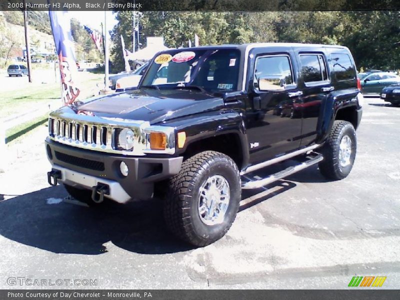 Black / Ebony Black 2008 Hummer H3 Alpha