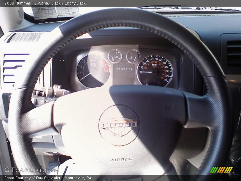 Black / Ebony Black 2008 Hummer H3 Alpha