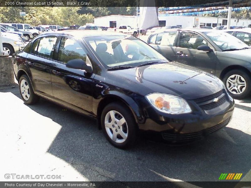 Black / Gray 2006 Chevrolet Cobalt LS Sedan
