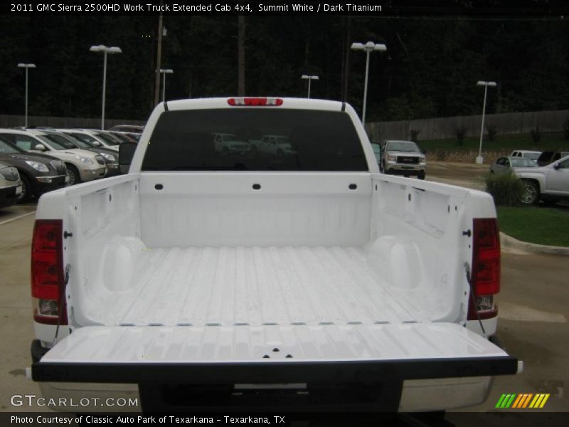 Summit White / Dark Titanium 2011 GMC Sierra 2500HD Work Truck Extended Cab 4x4