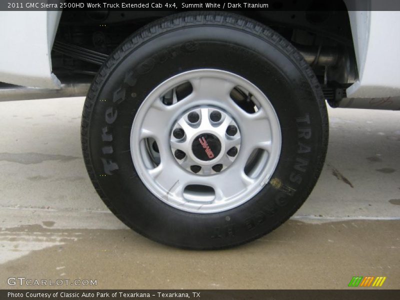 Summit White / Dark Titanium 2011 GMC Sierra 2500HD Work Truck Extended Cab 4x4