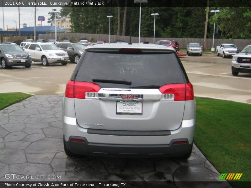 Quicksilver Metallic / Jet Black 2011 GMC Terrain SLE