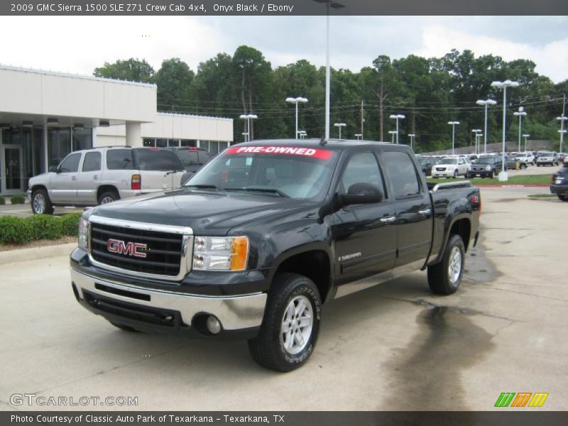 Onyx Black / Ebony 2009 GMC Sierra 1500 SLE Z71 Crew Cab 4x4
