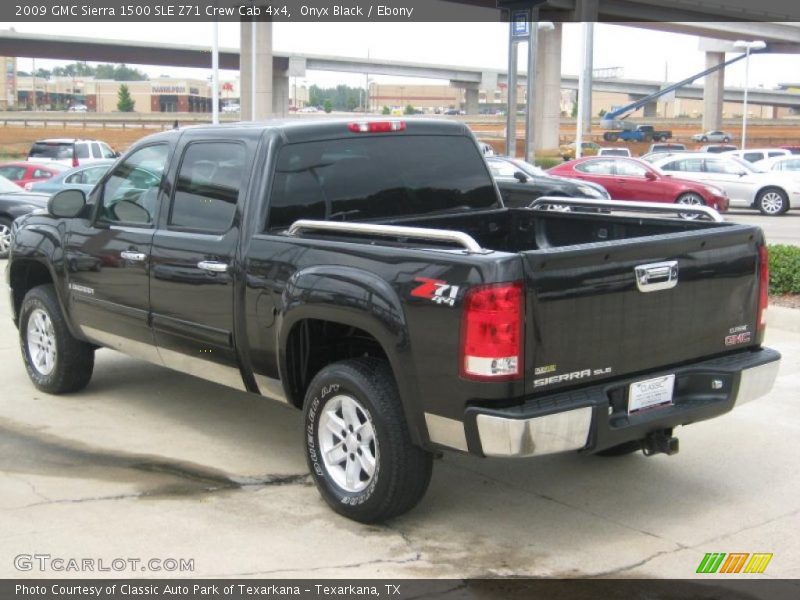 Onyx Black / Ebony 2009 GMC Sierra 1500 SLE Z71 Crew Cab 4x4