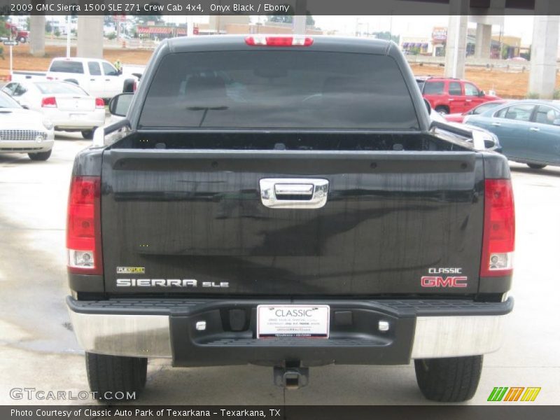 Onyx Black / Ebony 2009 GMC Sierra 1500 SLE Z71 Crew Cab 4x4