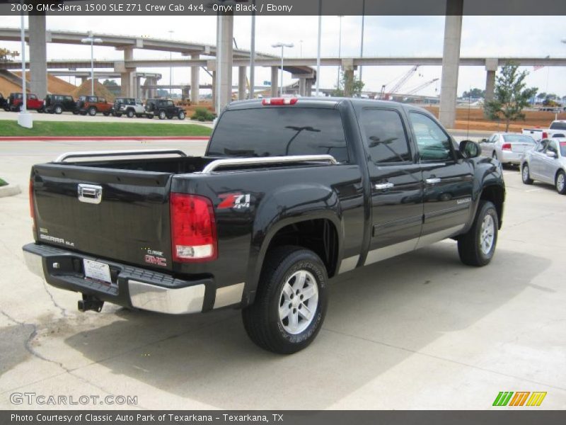 Onyx Black / Ebony 2009 GMC Sierra 1500 SLE Z71 Crew Cab 4x4