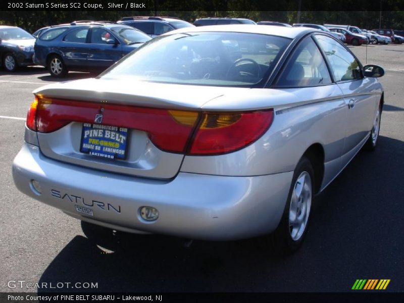 Silver / Black 2002 Saturn S Series SC2 Coupe