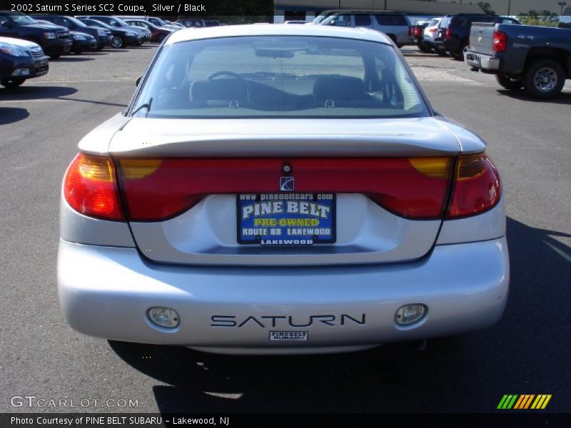 Silver / Black 2002 Saturn S Series SC2 Coupe