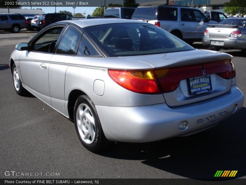 Silver / Black 2002 Saturn S Series SC2 Coupe