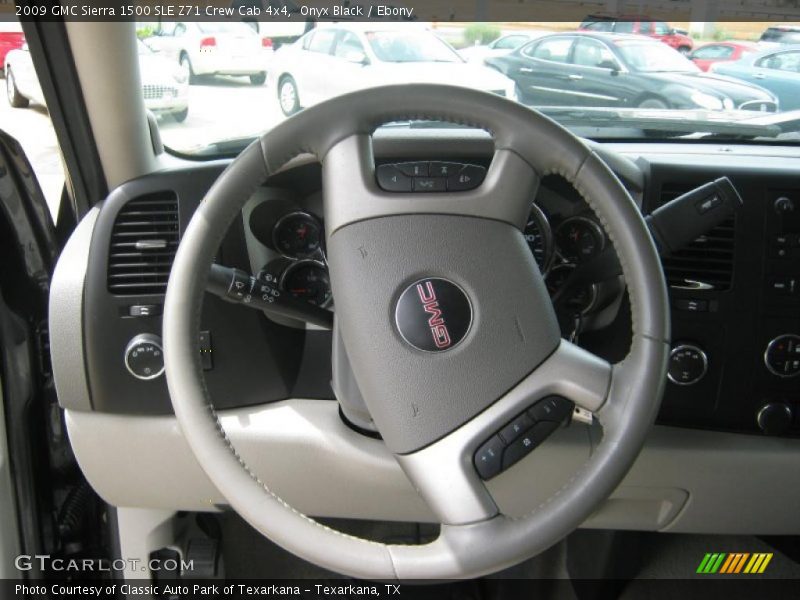 Onyx Black / Ebony 2009 GMC Sierra 1500 SLE Z71 Crew Cab 4x4