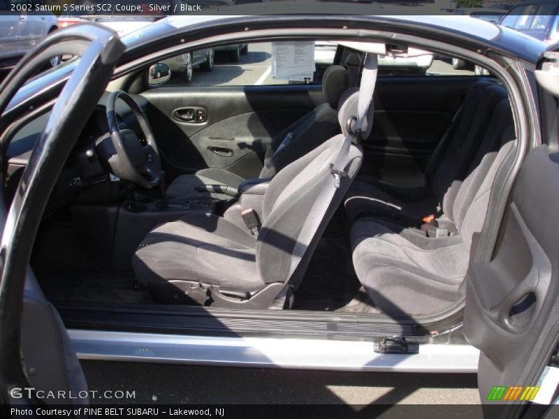 Silver / Black 2002 Saturn S Series SC2 Coupe