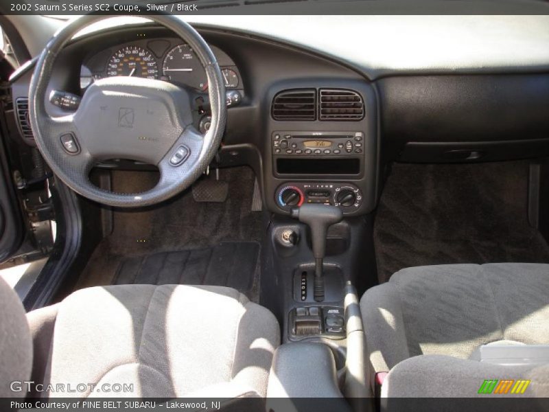 Silver / Black 2002 Saturn S Series SC2 Coupe