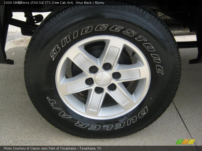 Onyx Black / Ebony 2009 GMC Sierra 1500 SLE Z71 Crew Cab 4x4